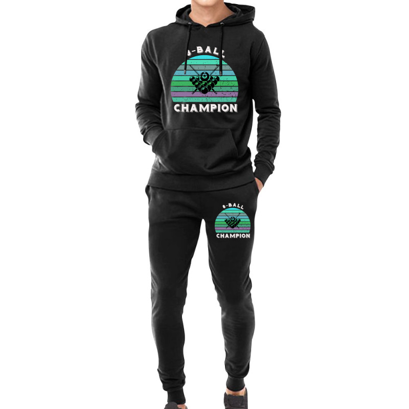 8-ball Pool Champion - Billiards Sunset Hoodie & Jogger Set | Artistshot