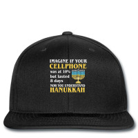 Imagine If Your Cellphone Was At 10 Percent But Lasted 8 T Shirt Printed Hat | Artistshot