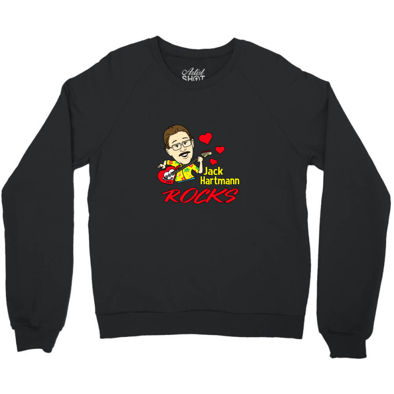 Official Jack Hartmann Rocks Short Sleeve Gift Halloween Day1 Crewneck Sweatshirt by CharlesZacharias | Artistshot