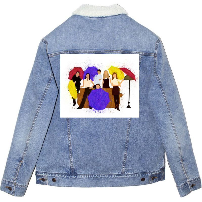 Ix27ll Be There For You Poster Boy (1) Unisex Sherpa-lined Denim Jacket | Artistshot