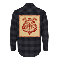 Vikingsnorse Runes Dragon Boat Vikings  Boy Gift Flannel Shirt | Artistshot