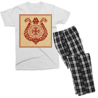 Vikingsnorse Runes Dragon Boat Vikings  Boy Gift Men's T-shirt Pajama Set | Artistshot