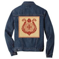 Vikingsnorse Runes Dragon Boat Vikings  Boy Gift Men Denim Jacket | Artistshot