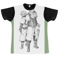 Vinland Saga Thorfinn And Askeladd Back To Back  Humor Graphic T-shirt | Artistshot