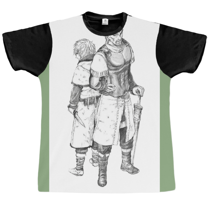 Vinland Saga Thorfinn And Askeladd Back To Back  Humor Graphic T-shirt | Artistshot