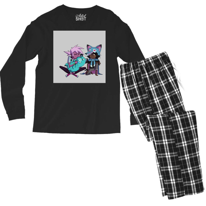 Kipo Wolf Amp Mandu Kipo And The Age Of Wonderbeasts Poster Summer (1) Men's Long Sleeve Pajama Set | Artistshot