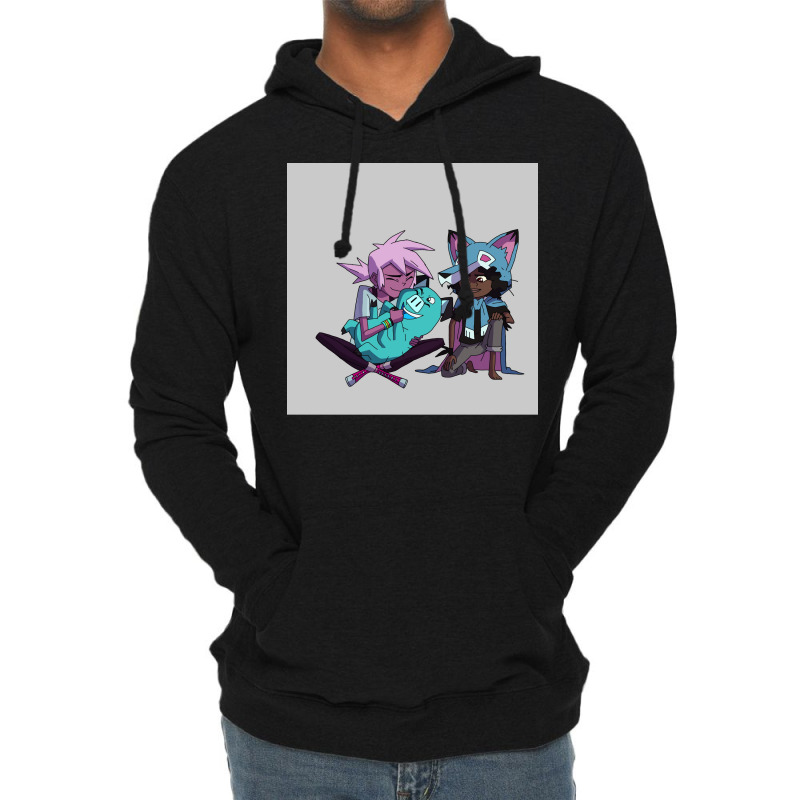 Kipo Wolf Amp Mandu Kipo And The Age Of Wonderbeasts Poster Summer (1) Lightweight Hoodie | Artistshot