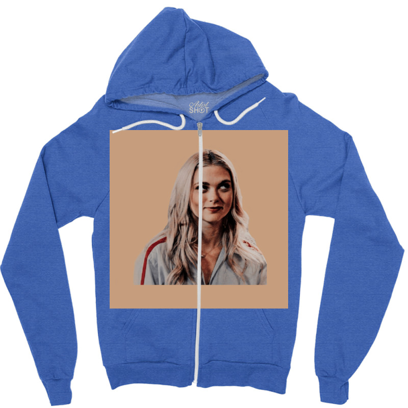 Lizzie Poster Green (1) Zipper Hoodie | Artistshot