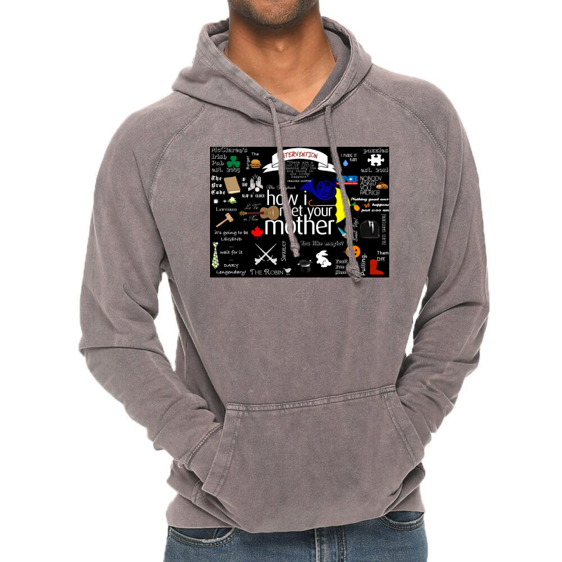 Himym Poster Aesthetic Vintage Hoodie | Artistshot