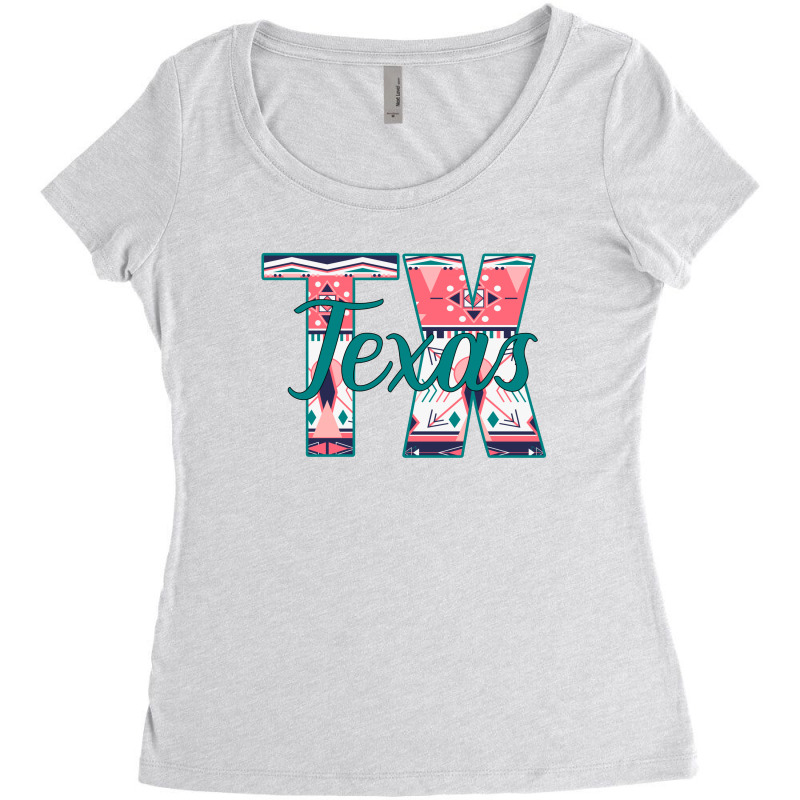 Texas Women's Triblend Scoop T-shirt by Bettercallsaul | Artistshot