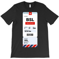 Mulhouse Boarding Pass T-shirt | Artistshot