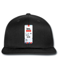 Mulhouse Boarding Pass Printed Hat | Artistshot