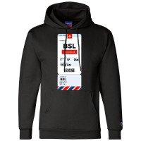 Mulhouse Boarding Pass Champion Hoodie | Artistshot