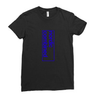 Nordic Combined  Blue Ladies Fitted T-shirt | Artistshot