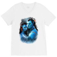 Avatar 2   The Way Of Water Avatar Neytiri Jake Sully V-neck Tee | Artistshot