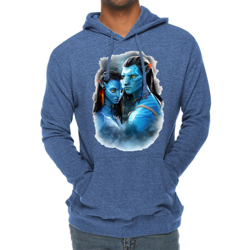 Avatar 2   The Way Of Water Avatar Neytiri Jake Sully Lightweight Hoodie by Dinh Quan | Artistshot