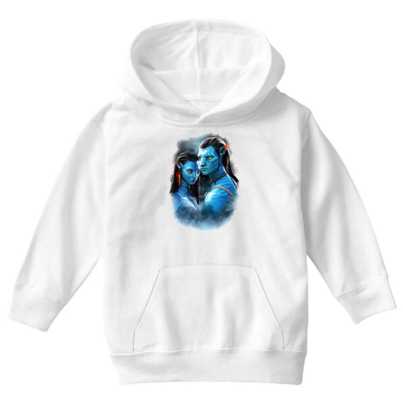 Avatar 2   The Way Of Water Avatar Neytiri Jake Sully Youth Hoodie by Dinh Quan | Artistshot