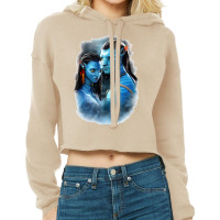 Avatar 2   The Way Of Water Avatar Neytiri Jake Sully Cropped Hoodie | Artistshot