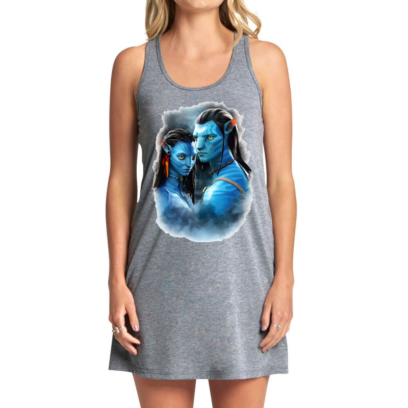 Avatar 2   The Way Of Water Avatar Neytiri Jake Sully Tank Dress by Dinh Quan | Artistshot