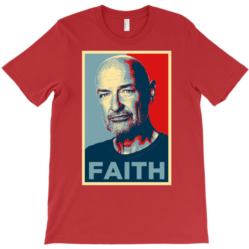 John Locke Lost Faith Poster (1) T-Shirt by usserylutmanv | Artistshot