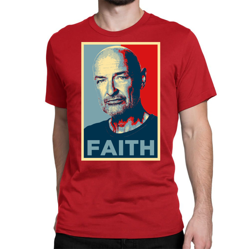 John Locke Lost Faith Poster (1) Classic T-shirt by usserylutmanv | Artistshot