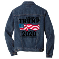 President Trump 2020 For Light Men Denim Jacket | Artistshot