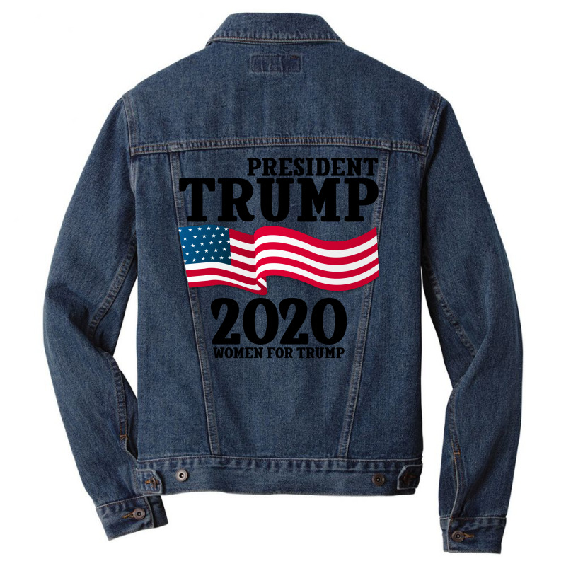 President Trump 2020 For Light Men Denim Jacket | Artistshot