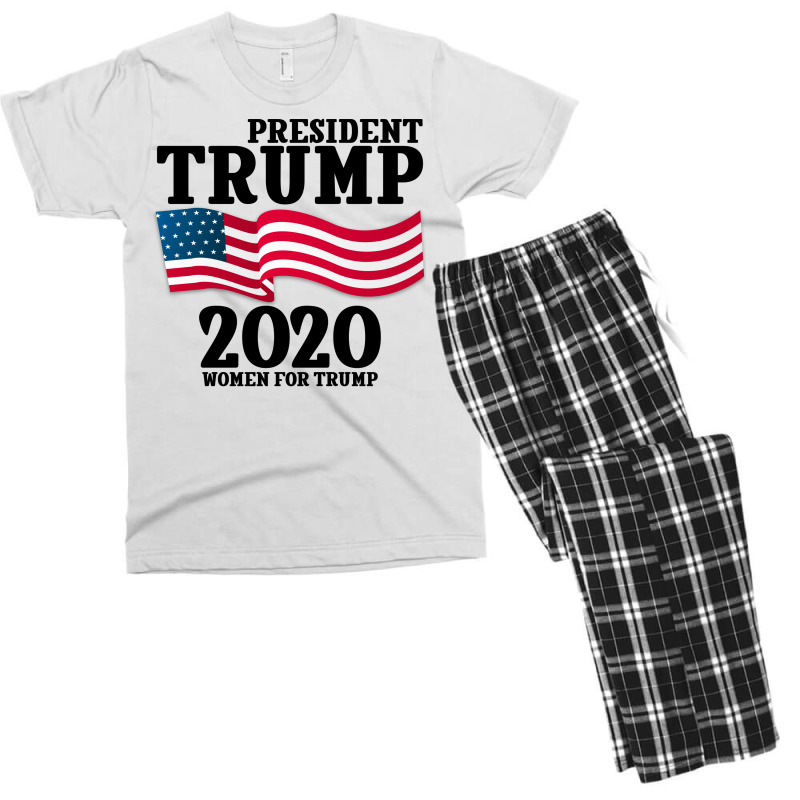 President Trump 2020 For Light Men's T-shirt Pajama Set | Artistshot