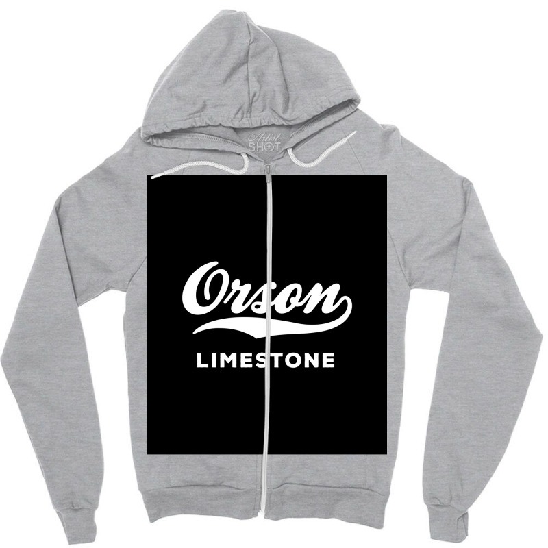 Orson Limestone Poster Tumblr (1) Zipper Hoodie by zagarboddaq | Artistshot