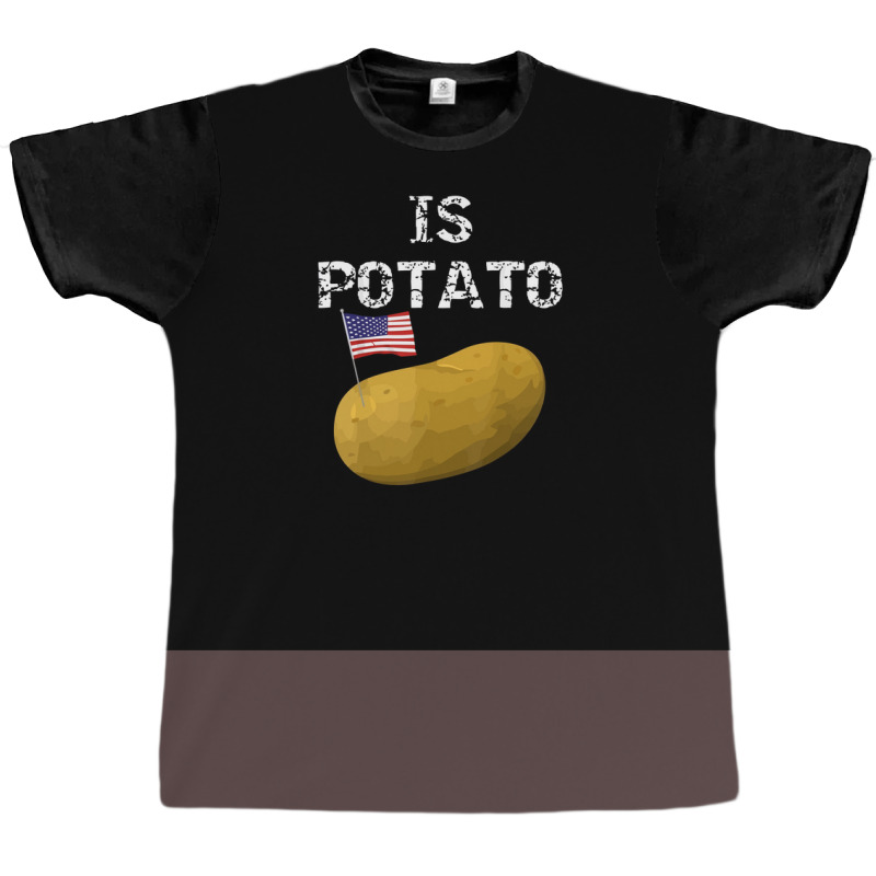 Is Potato As Seen On Late Night Television Poster Graphic T-shirt | Artistshot