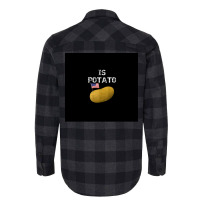 Is Potato As Seen On Late Night Television Poster Flannel Shirt | Artistshot