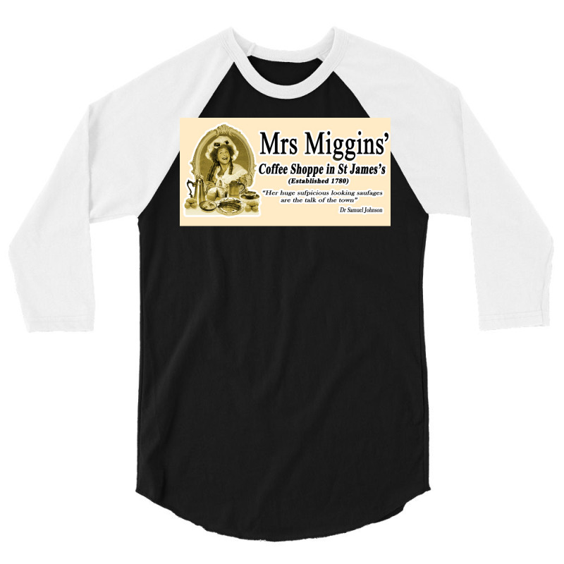 Mrs Miggins Poster Love (1) 3/4 Sleeve Shirt | Artistshot