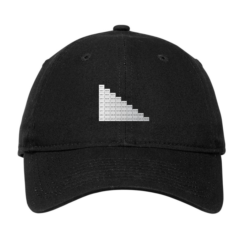 Multiplication Table-gyzcp Adjustable Cap | Artistshot