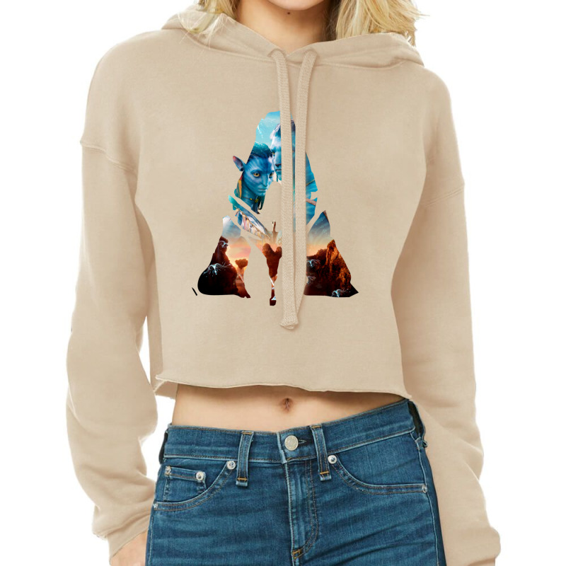 Avatar 2 The Way Of Water Cropped Hoodie by Dinh Quan | Artistshot