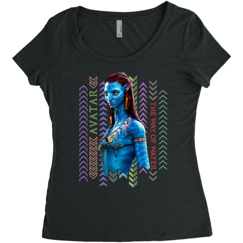 Avatar The Way Of Water Women's Triblend Scoop T-shirt by Dinh Quan | Artistshot