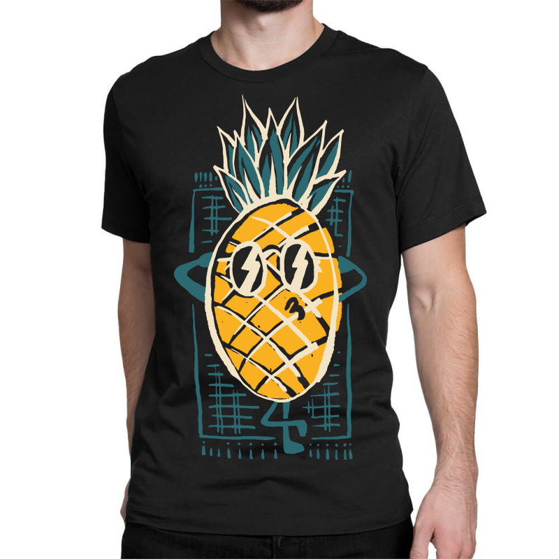 Pineapple Sunbathe Classic T-shirt by Quilimo | Artistshot