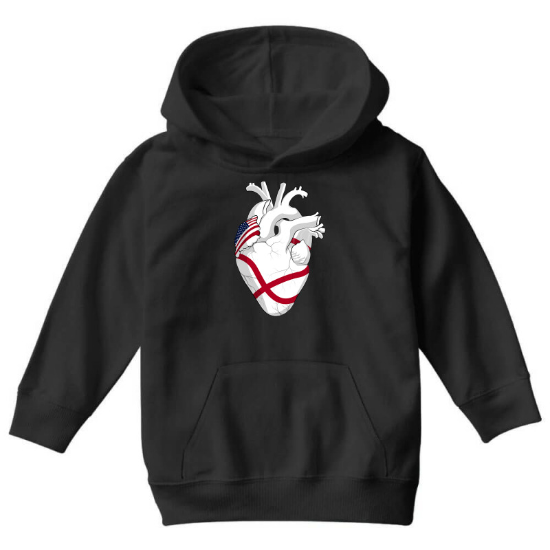 Alabama Flag Lover Youth Hoodie by Binzdodi | Artistshot