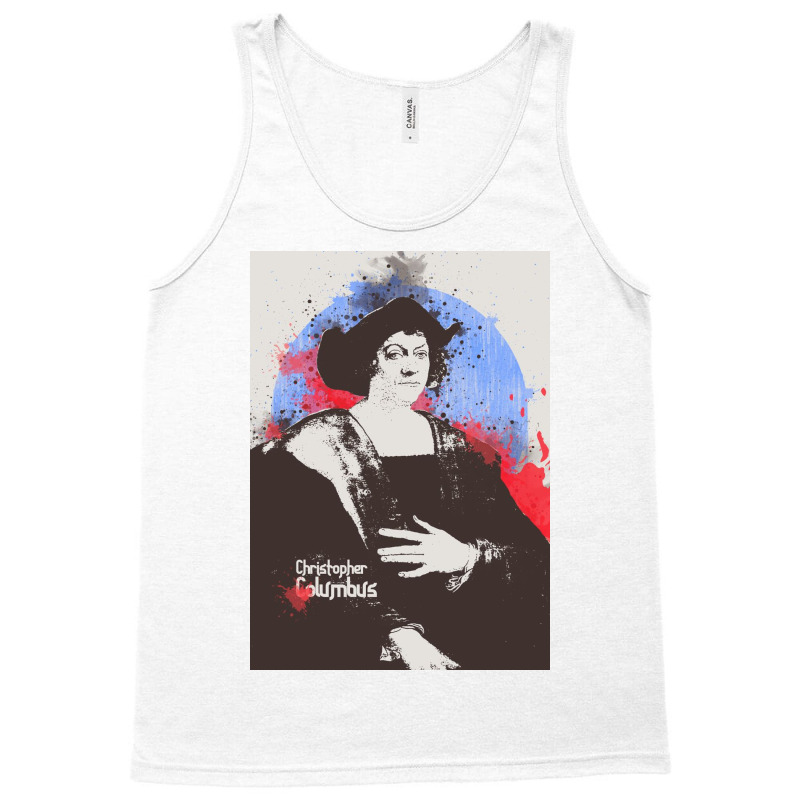 Christopher Columbus In Painting Art Tank Top | Artistshot