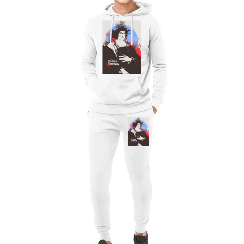 Christopher Columbus In Painting Art Hoodie & Jogger Set | Artistshot