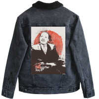 Martin Luther King Jr Painting Art Unisex Sherpa-lined Denim Jacket | Artistshot