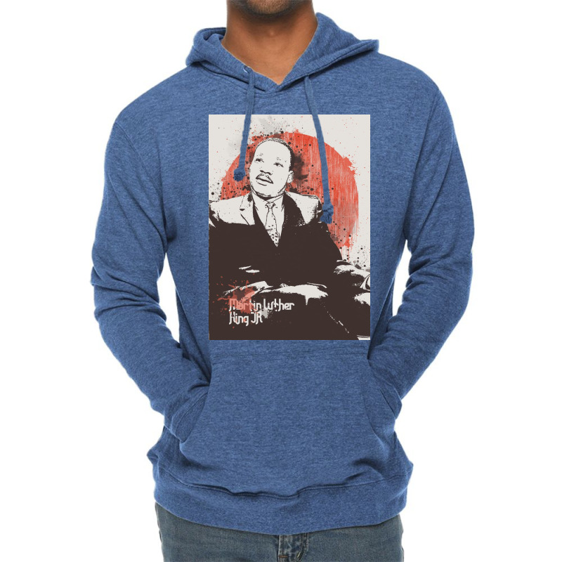 Martin Luther King Jr Painting Art Lightweight Hoodie | Artistshot