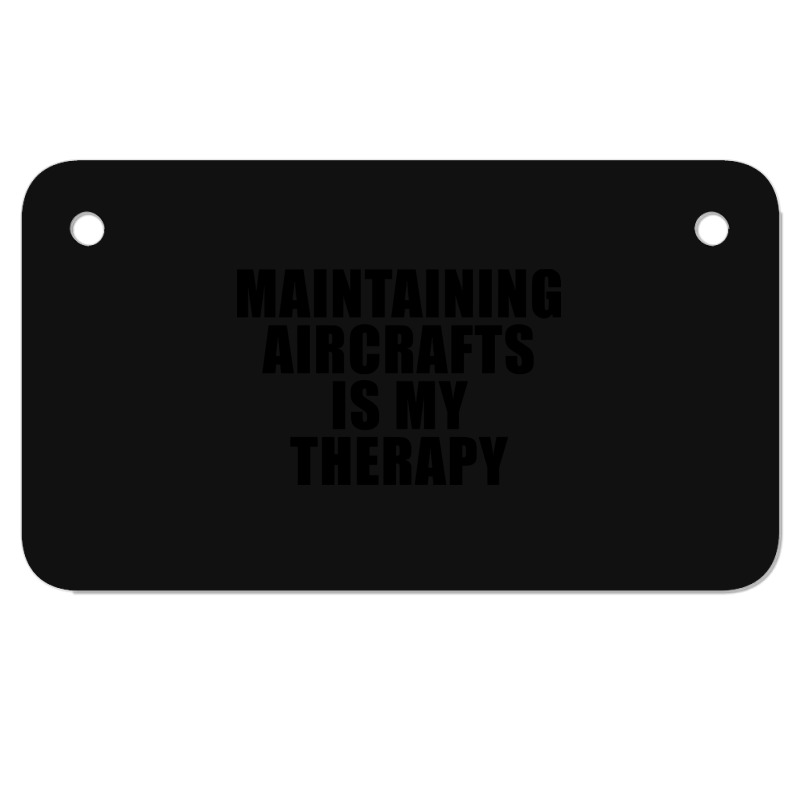 Aircraft Mechanic Quote Funny Motorcycle License Plate | Artistshot