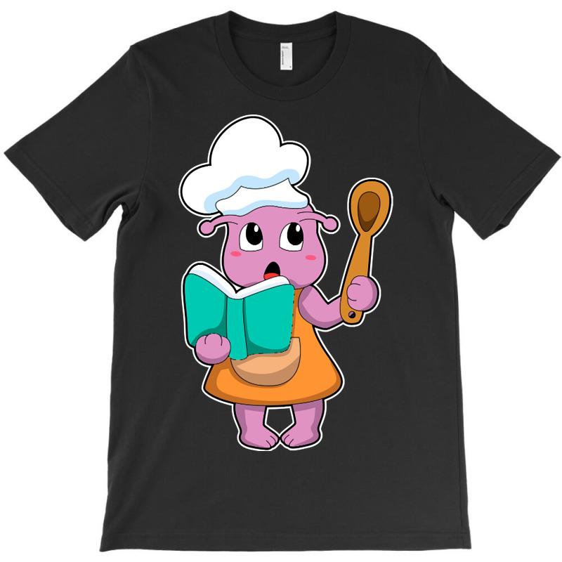 Alien As Cook With Cookbook T-Shirt by resaleberries875 | Artistshot