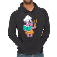 Alien As Cook With Cookbook Vintage Hoodie | Artistshot