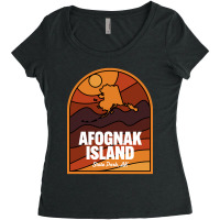 Afognak Island State Park Alaska Women's Triblend Scoop T-shirt | Artistshot