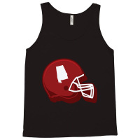 Alabama Outline Football Helmet Tank Top | Artistshot