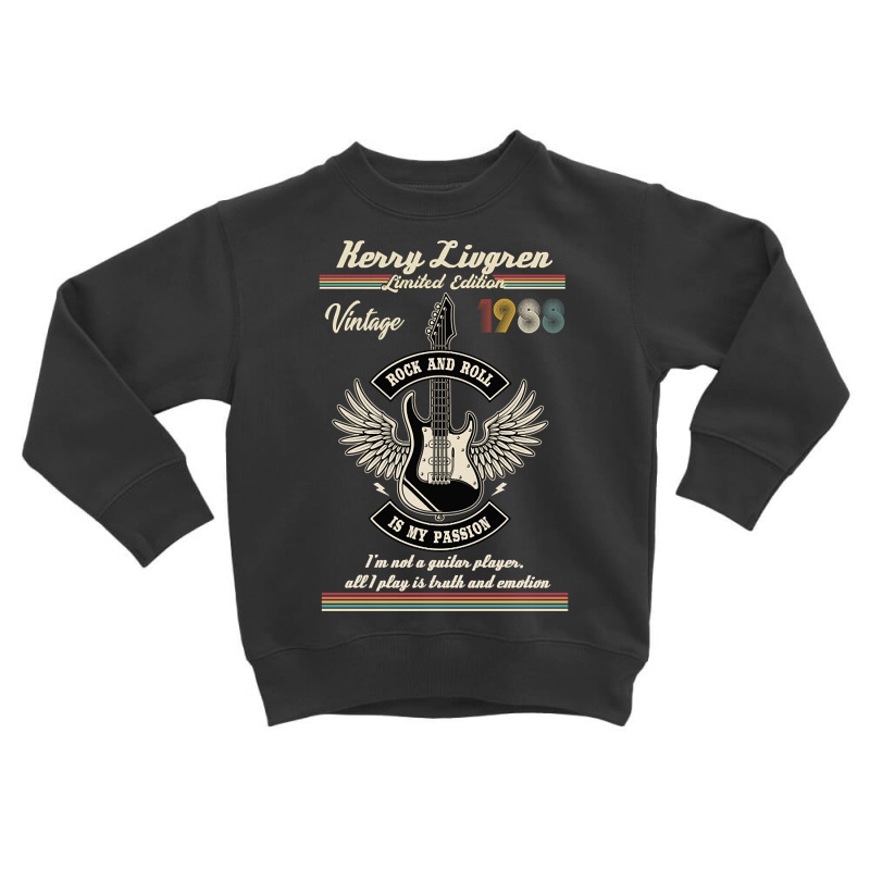 Kerry Livgren Toddler Sweatshirt by gaugebayou45 | Artistshot