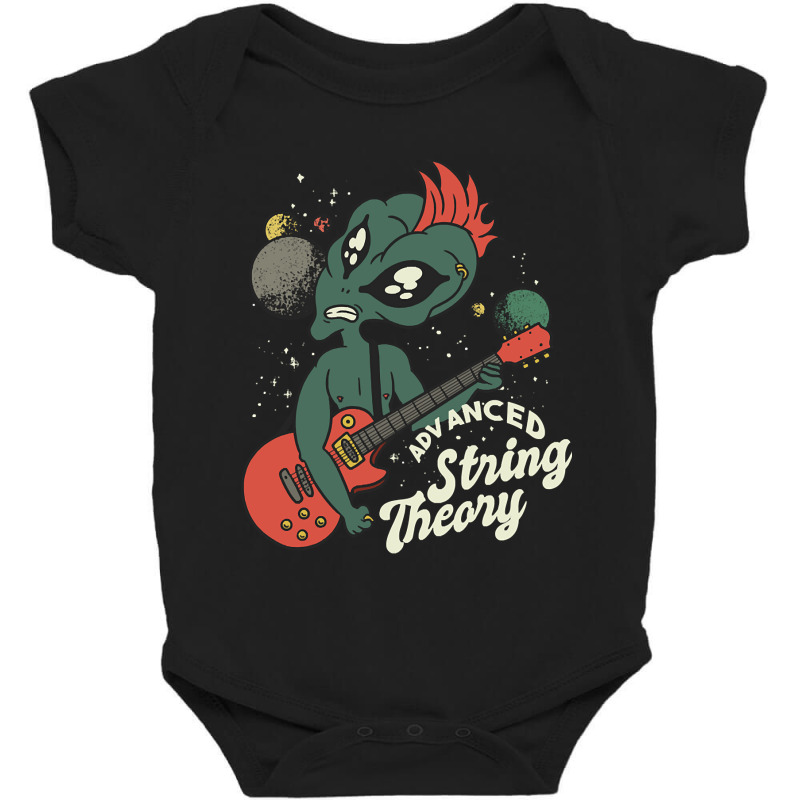 Alien Guitar Nerd Ufo Punk String Theory Baby Bodysuit | Artistshot