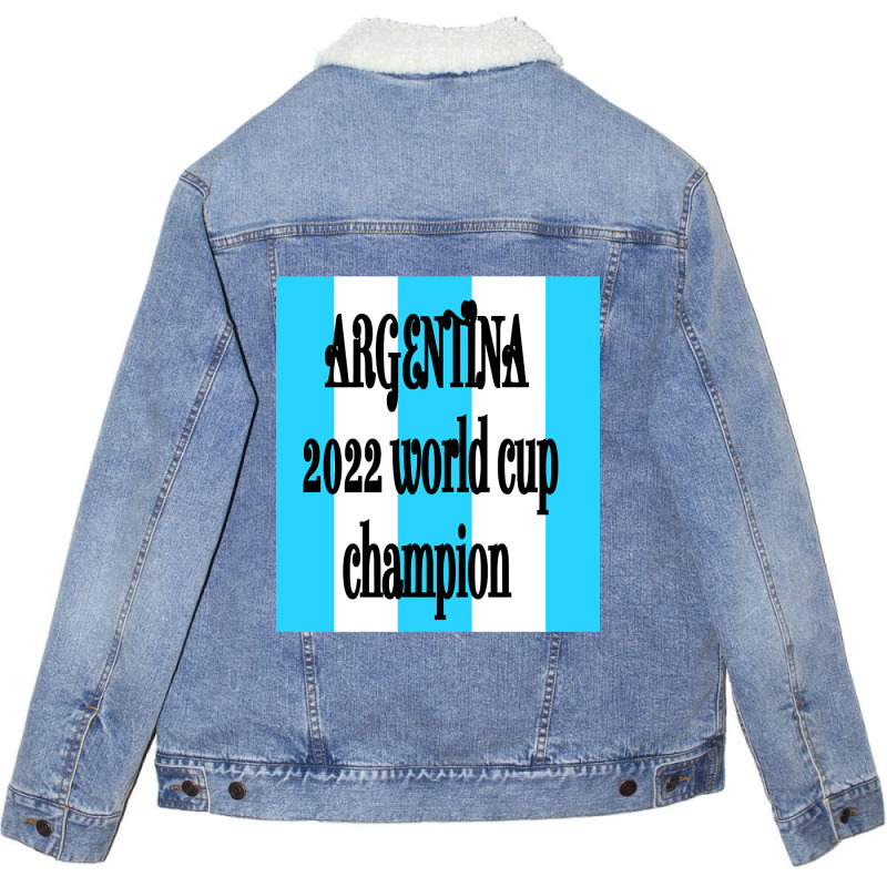 Argentina Champion Unisex Sherpa-lined Denim Jacket | Artistshot