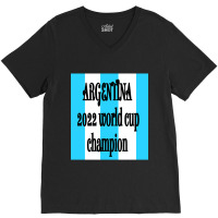 Argentina Champion V-neck Tee | Artistshot